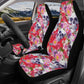 Floral skull Car Seat Covers car mats, Halloween gothic rose skull car seat cover mats, skeleton grim reaper car accessories covers mats