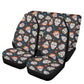 Mexico skull Car Seat Covers car mats, sugar skull car seat cover mats, Day of the dead gothic candy skull car seat protector covers mats