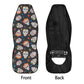 Mexico skull Car Seat Covers car mats, sugar skull car seat cover mats, Day of the dead gothic candy skull car seat protector covers mats
