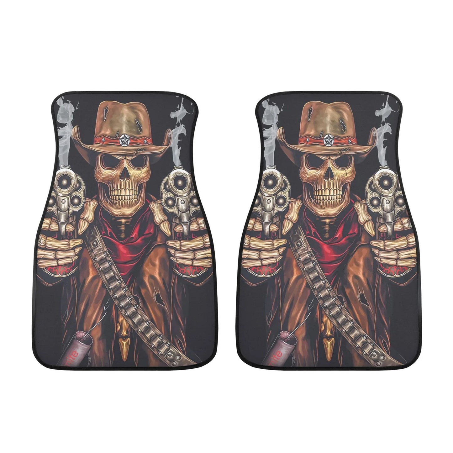 Grim reaper skull car seat covers car mats, Skeleton Halloween car mat seat covers, Gothic Horror skull car mat car accessories seat covers