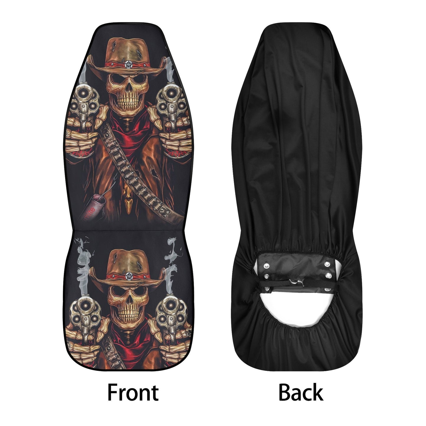 Grim reaper skull car seat covers car mats, Skeleton Halloween car mat seat covers, Gothic Horror skull car mat car accessories seat covers