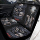 No see no hear no speak evils skull car seat cover car mat, gothic skull car seat cover mats, Halloween evils skull car protector cover mat