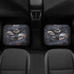 No see no hear no speak evils skull car seat cover car mat, gothic skull car seat cover mats, Halloween evils skull car protector cover mat