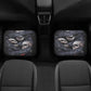 No see no hear no speak evils skull car seat cover car mat, gothic skull car seat cover mats, Halloween evils skull car protector cover mat