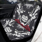 Floral skull Car Seat Cover car mat, Halloween skull car seat cover mat Rose gothic skull car seat protector covers mat skeleton car mats