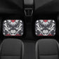 Floral skull Car Seat Cover car mat, Halloween skull car seat cover mat Rose gothic skull car seat protector covers mat skeleton car mats