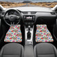 Candy skull calaveras Mexican skull Car Seat Covers car mats, day of the dead car seat cover mats, sugar skull car accessories covers mats