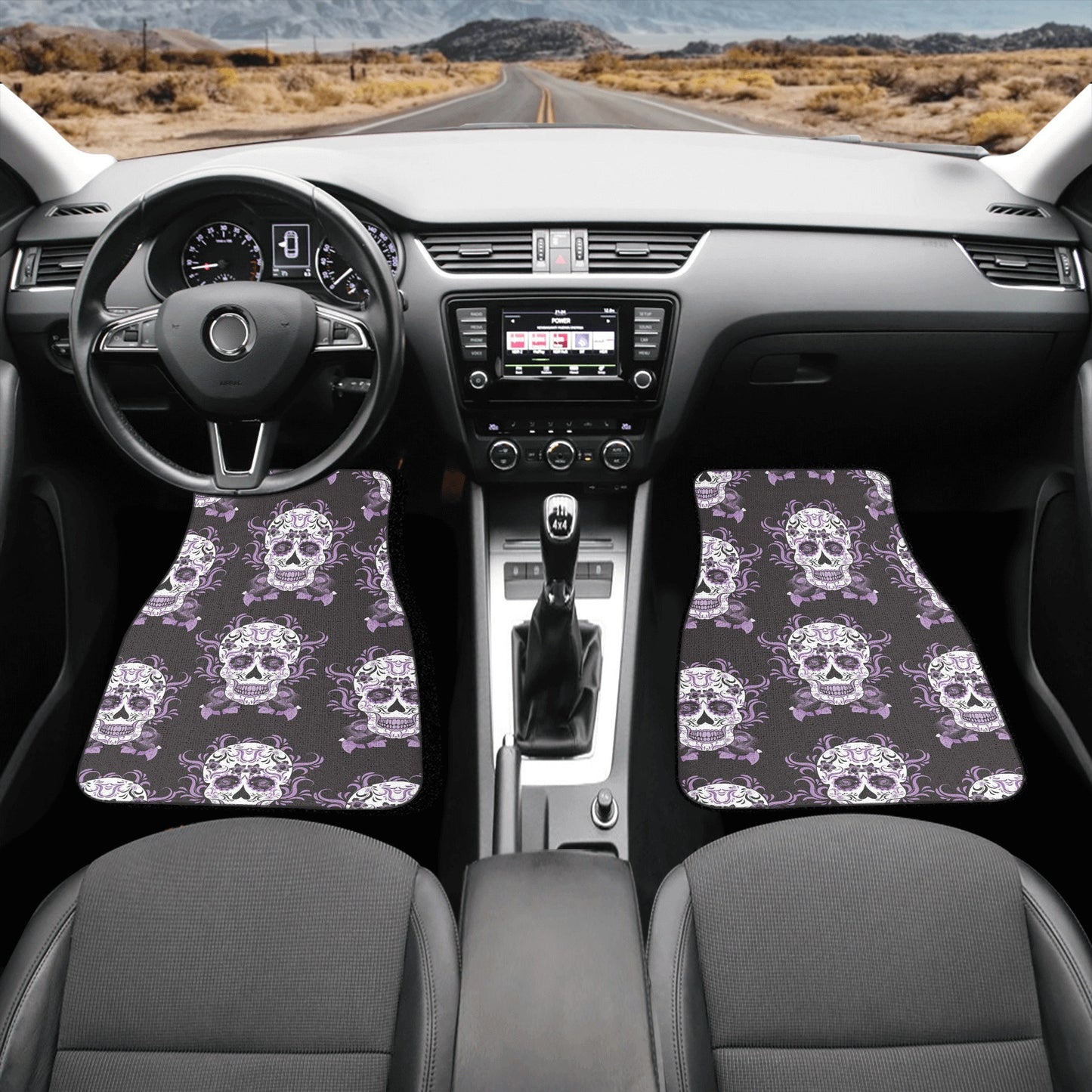 Mexico calaveras candy skull Car Seat Covers car mats, day of the dead car seat cover mats, dia de los muertos car accessories covers mats