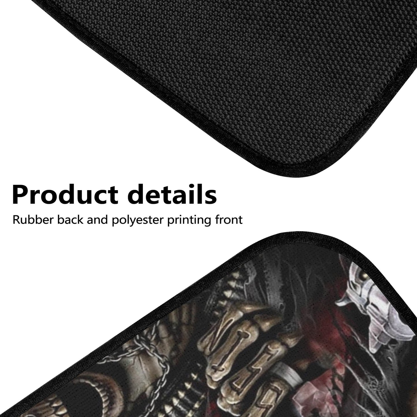Gothic skull car seat cover car mat Grim reaper Halloween car mat seat covers Skeleton evil Horror skull car mat car accessories seat covers