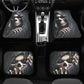 Grim reaper skull Car Seat Cover car mat, Halloween death car seat cover mat ghost skull car seat protector covers mat skeleton car mats