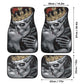 King Queen Grim reaper skull Car Seat Cover car mat Halloween death car seat cover mat ghost car seat protector covers mat skeleton car mats