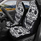 Rose Sugar skull Car Seat Covers car mat flower skull car seat protector Floral Mexican skull car mat candy skull car accessories seat cover