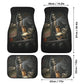 Grim reaper skull Car Seat Cover car mat, Halloween death car seat cover mat ghost skull car seat protector covers mat skeleton car mats