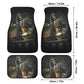 Grim reaper skull Car Seat Cover car mat, Halloween death car seat cover mat ghost skull car seat protector covers mat skeleton car mats