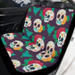 Day of the dead Car Seat Covers car mats Calaveras Candy skull car seat cover mats Halloween rose sugar skull car seat protector covers mat