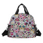 Sugar skull lunch bag, day of the dead lunch bag, sugar skull lunch box, sugar lunch tote, day of the dead lunch tote, candy skull lunch bag