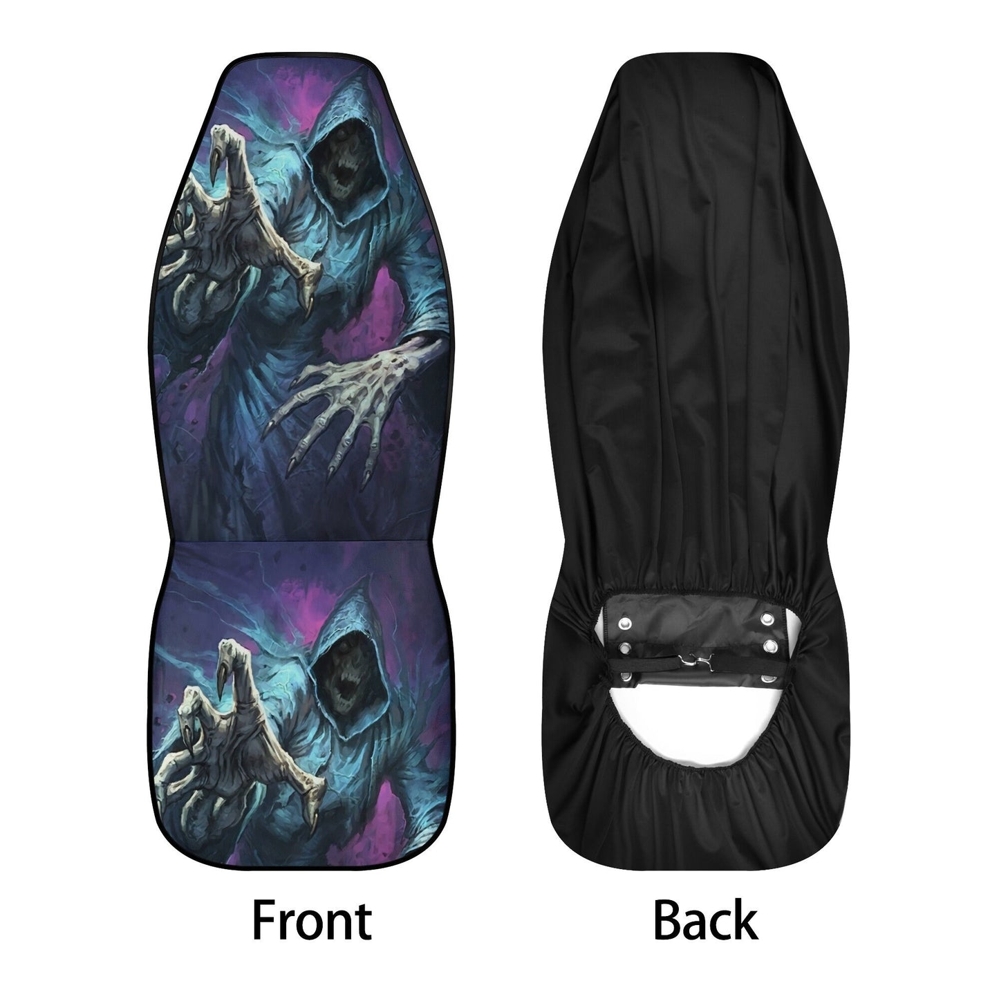 Grim reaper skull Car Seat Cover car mat, Halloween death car seat cover mat ghost skull car seat protector covers mat skeleton car mats