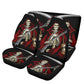 Death Grim reaper skull Car Seat Cover car mat, Halloween horror car seat cover mat ghost car seat protector covers mat skeleton car mats