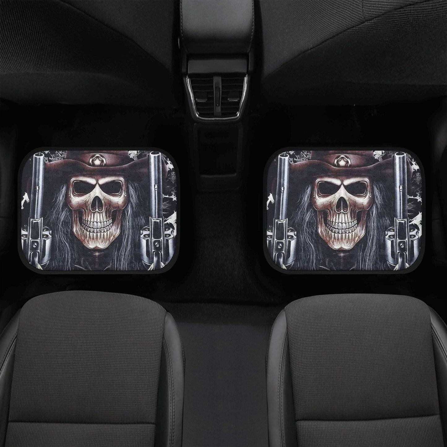 Grim reaper skull Car Seat Cover car mat Halloween death car seat cover mat evil horror skull car seat protector cover mat skeleton car mats