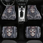 Grim reaper skull Car Seat Cover car mat Halloween death car seat cover mat evil horror skull car seat protector cover mat skeleton car mats