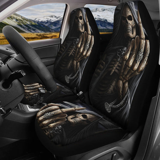 Skull Car Seat Cover car mat Halloween death seat cover mat ghost car seat protector cover Death skull mat skeleton car mat seat protector