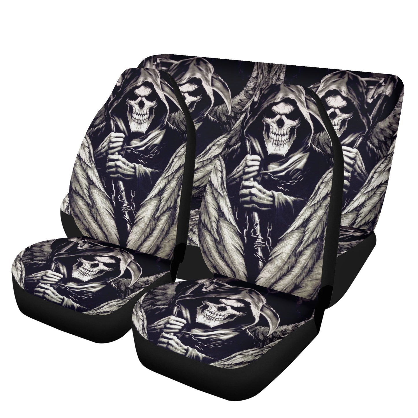 Skull Car Seat Cover car mat Halloween death seat cover mat ghost car seat protector cover Death skull mat skeleton car mat seat protector