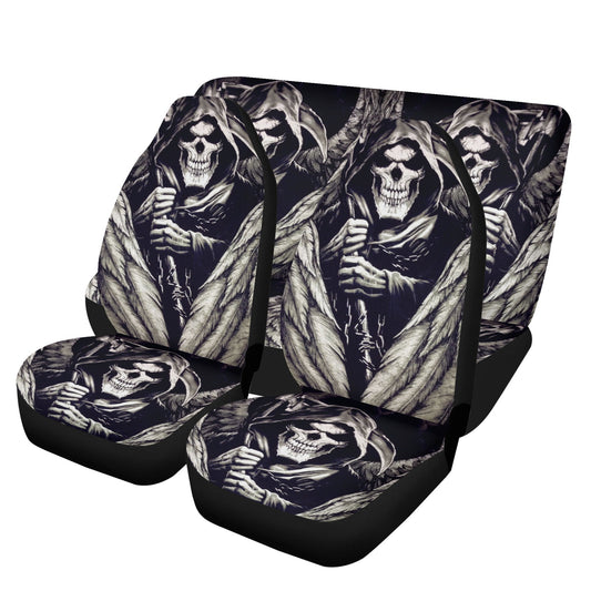 Skull Car Seat Cover car mat Halloween death seat cover mat ghost car seat protector cover Death skull mat skeleton car mat seat protector