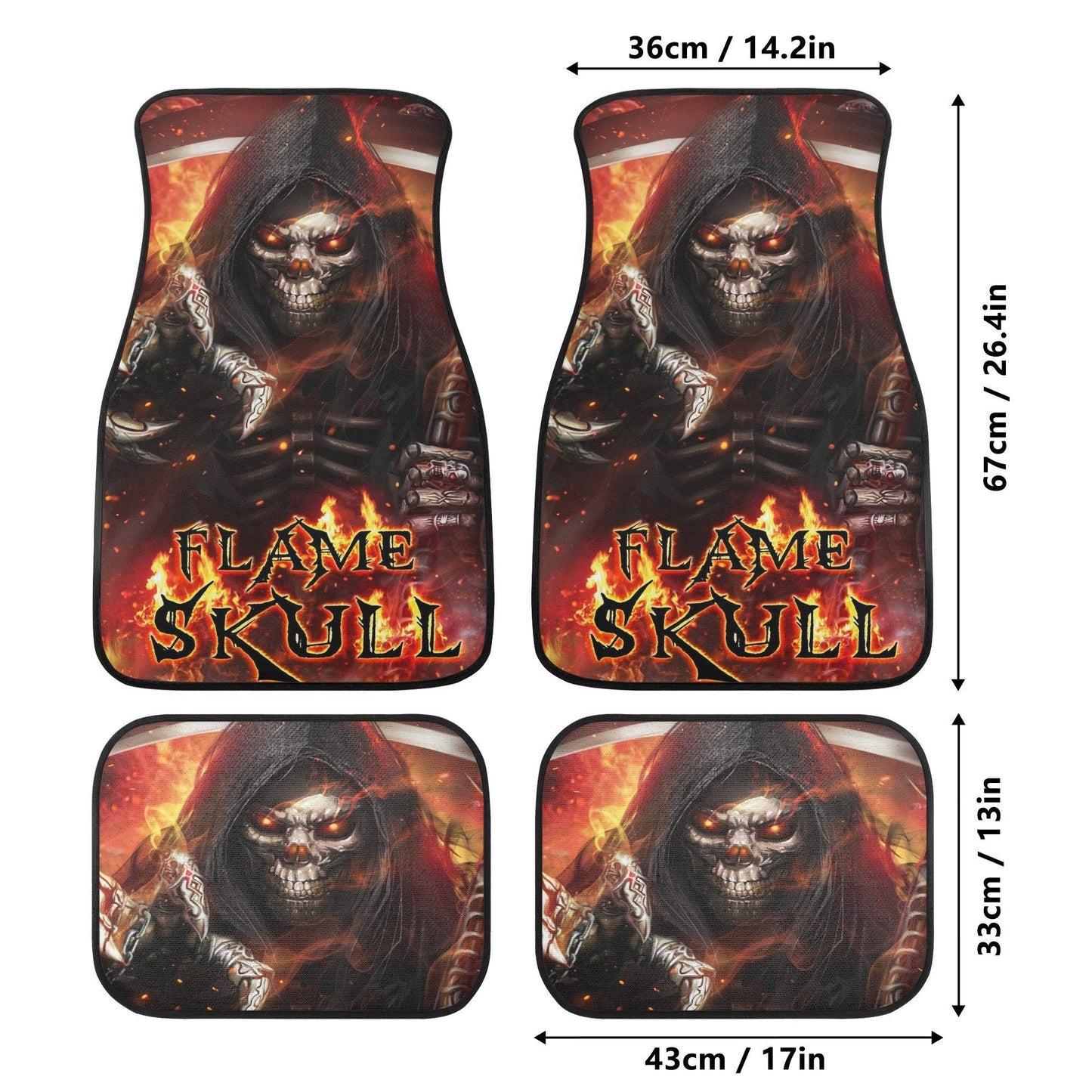 Skull Car Seat Cover car mat Halloween death seat cover mat ghost car seat protector cover Death skull mat skeleton car mat seat protector