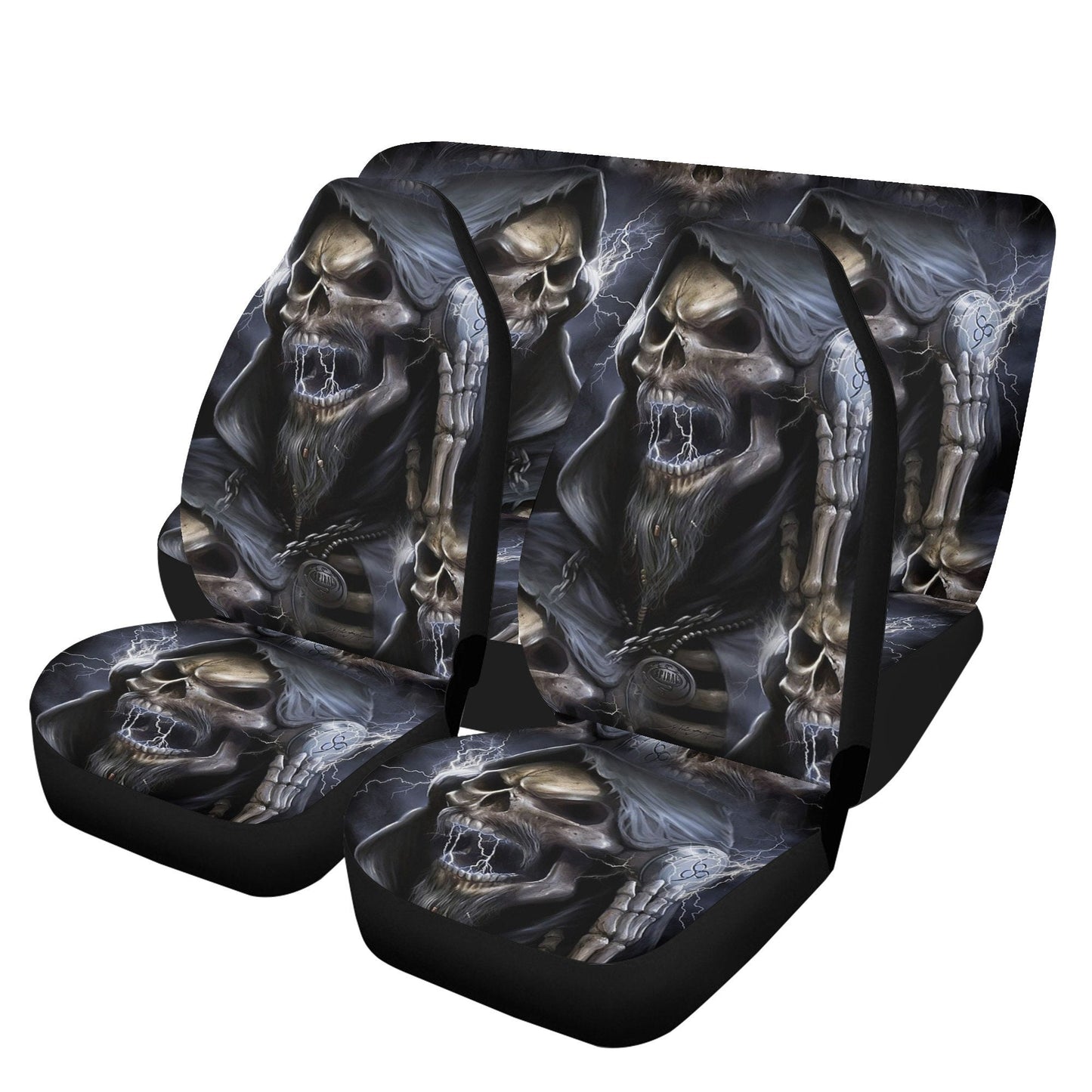Skull Car Seat Cover car mat Halloween death seat cover mat ghost car seat protector cover Death skull mat skeleton car mat seat protector