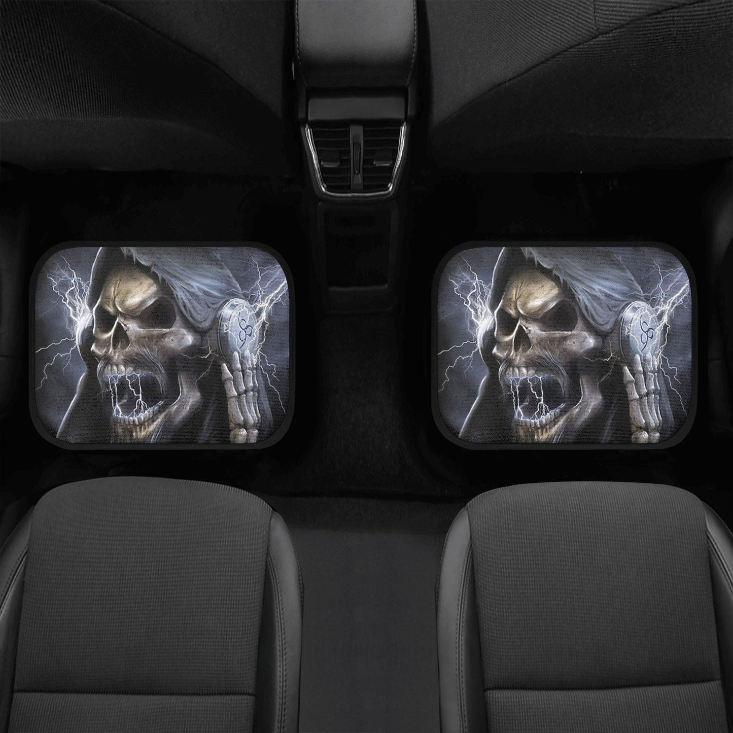 Skull Car Seat Cover car mat Halloween death seat cover mat ghost car seat protector cover Death skull mat skeleton car mat seat protector
