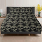4pcs candy skull bedding set, skull duvet cover set, dia de los muertos skull bedding set, Halloween floral skull duvet cover pillow covers