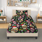 4pcs Christmas skull bedding set, Mery Xmas sugar skull duvet cover set dia de los muertos skull bedding set skull duvet cover pillow covers