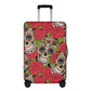 Day of the dead skull luggage covers, sugar candy skull suitcase covers, dia de los muertos calaveras mexican skull luggage suitcase covers