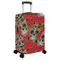 Day of the dead skull luggage covers, sugar candy skull suitcase covers, dia de los muertos calaveras mexican skull luggage suitcase covers