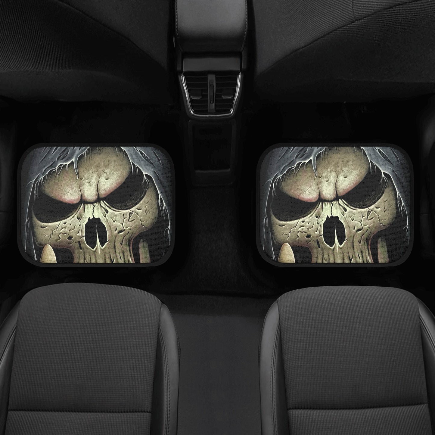 Grim reaper Skull Car Seat Cover car mat Halloween skeleton seat cover mat ghost car seat protector evil mat skeleton car mat seat protector