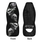 Gothic Skulls Car Seat Cover car mat Skeleton death seat cover mat Flaming skull car seat protector skull mat skeleton car mat seat tool
