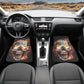 Flaming skull Car Seat Cover car mat Halloween skull seat cover mat ghost car seat protector cover Gothic mat skeleton car mat seat covers