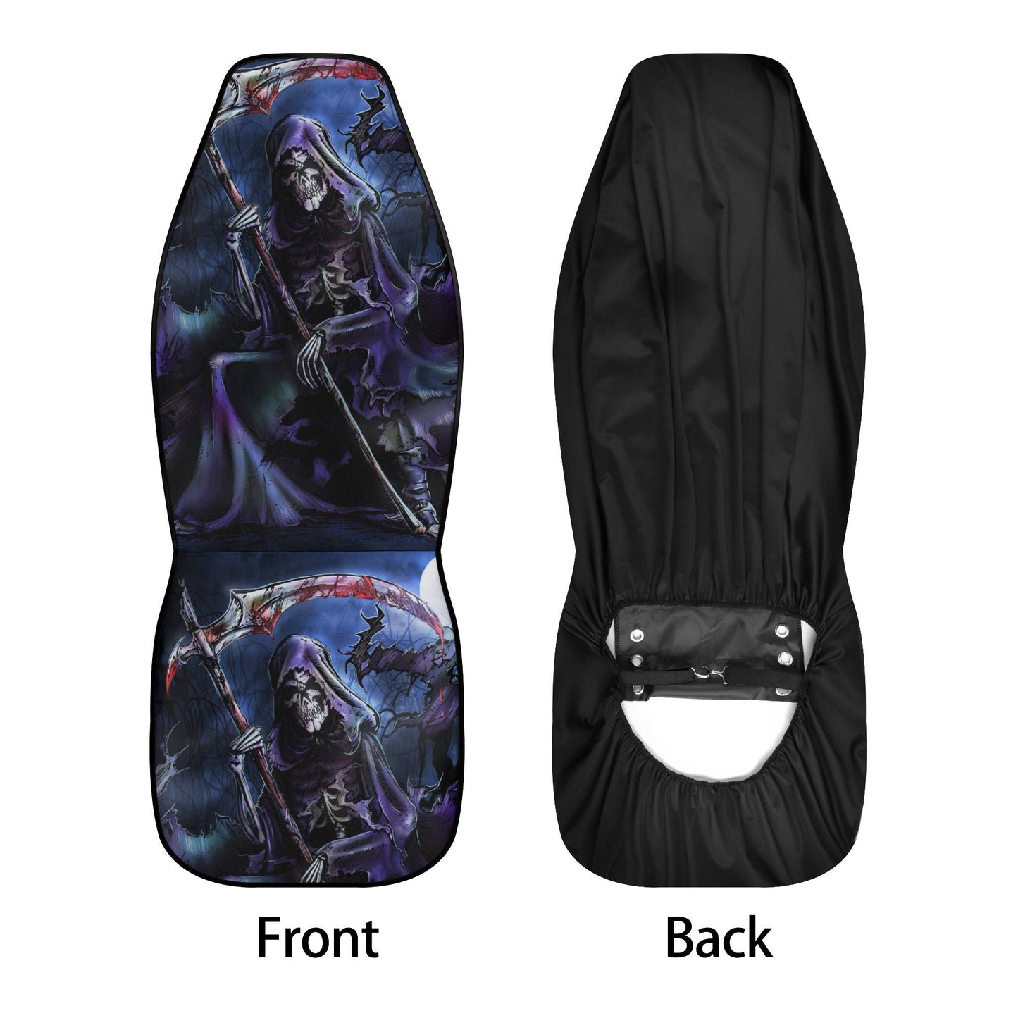 Grim reaper skull Car Seat Cover car mat skeleton skull seat cover mat ghost car seat protector cover Gothic mat skeleton car mat seat cover