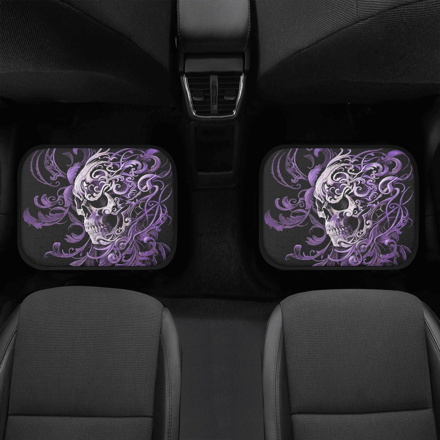 Girl Sugar skull Car Seat Covers car mat flower skull car seat protector rose Mexican skull car mat candy skull car accessories seat cover