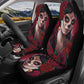 Girl Sugar skull Car Seat Covers car mat flower skull car seat protector Mexican skull girl car mat candy skull car accessories seat cover