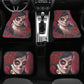 Girl Sugar skull Car Seat Covers car mat flower skull car seat protector Mexican skull girl car mat candy skull car accessories seat cover