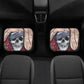Sugar skull girl car seat cover, Sugar skull Car Seat Covers car mat flower skull car seat protector candy skull car accessories seat cover