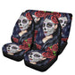 Sugar skull girl car seat cover, Sugar skull Car Seat Covers car mat flower skull car seat protector candy skull car accessories seat cover