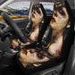 Sugar skull girl car seat cover, Sugar skull Car Seat Covers car mat flower skull car seat protector candy skull car accessories seat cover