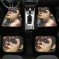 Sugar skull girl car seat cover, Sugar skull Car Seat Covers car mat flower skull car seat protector candy skull car accessories seat cover