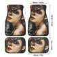 Sugar skull girl car seat cover, Sugar skull Car Seat Covers car mat flower skull car seat protector candy skull car accessories seat cover