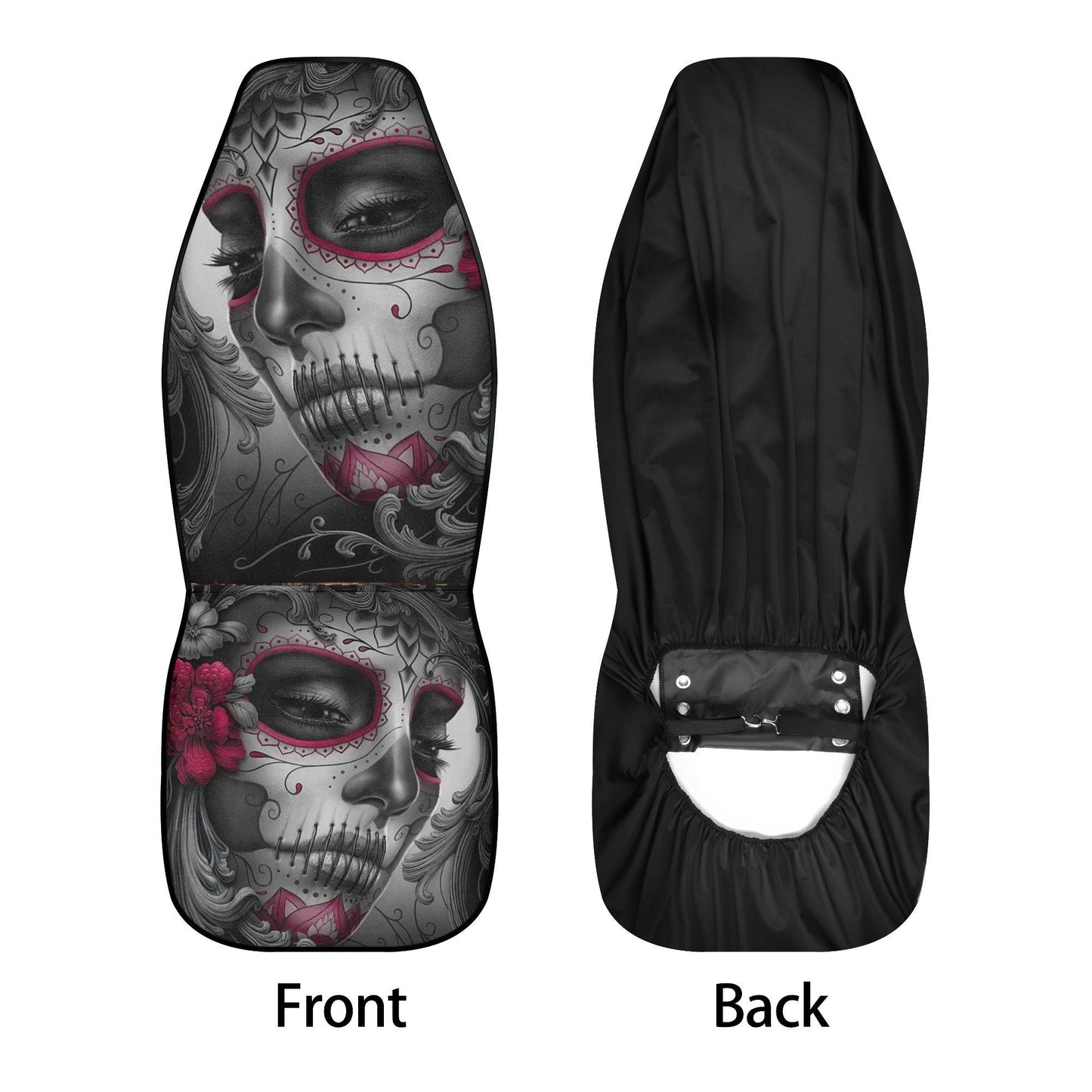 Sugar skull girl car seat cover, Candy skull Car Seat Covers car mat Mexico skull car seat protector candy skull car accessories seat cover