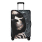 Grim reaper gothic skull luggage covers, skull in fire suitcase cover biker skull skeleton gothic skull luggage set suitcase cover protector