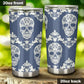 Candy skull tumbler, sugar skull cup mug tumbler, Day of the dead skull tumbler, skull tumbler mug cup, Mexican skull gothic mug cup tumbler