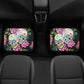 Sugar skull Flower car seat cover, Sugar skull Seat Covers for car, skull car seat protector mat Mexican skull car accessories seat cover